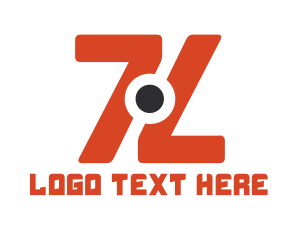 Pubg - Double Orange 7 logo design