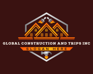 Renovation Hammer Construction Logo