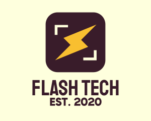 Flash - Flash Bolt App logo design