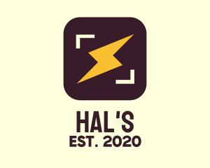Photo Editor - Flash Bolt App logo design