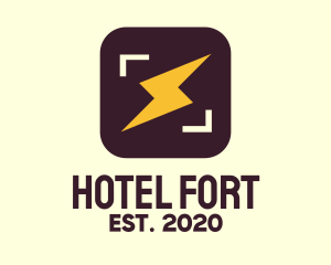 Flash Bolt App logo design