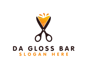 Scissors Juice Drink logo design