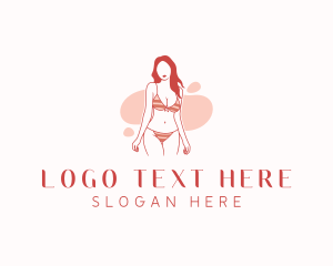 Waxing - Bikini Fashion Boutique logo design