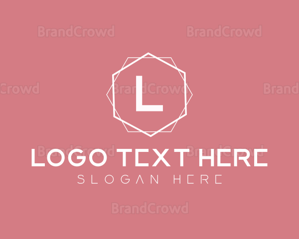 Minimalist Boutique Hexagon Logo