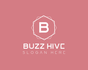 Minimalist Boutique Hexagon logo design