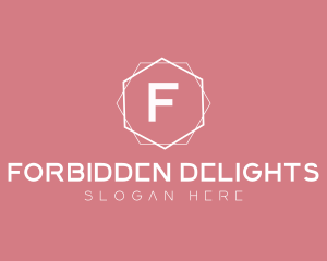 Minimalist Boutique Hexagon logo design