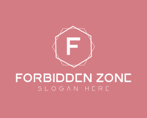 Minimalist Boutique Hexagon logo design