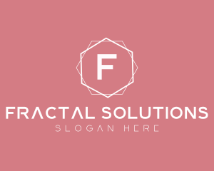 Minimalist Boutique Hexagon logo design