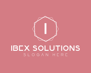 Minimalist Boutique Hexagon logo design