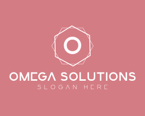 Minimalist Boutique Hexagon logo design