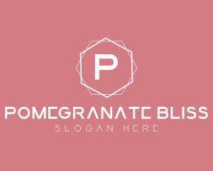 Minimalist Boutique Hexagon logo design