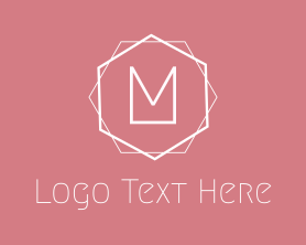 Instagram - Minimalist M Emblem logo design