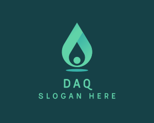 Aqua Water Drop Logo