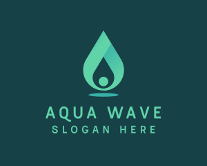 Aqua - Aqua Water Drop logo design