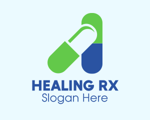 Prescription - Medical Vitamin Pill logo design