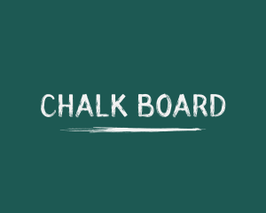 Blackboard - School Chalk Kindergarten logo design