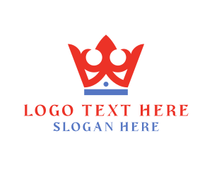 Symbol - Luxury Ornament Crown logo design