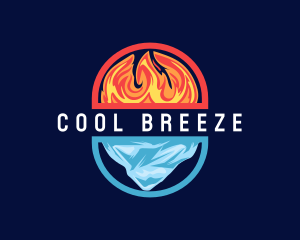 Hvac Heat Cold Refrigeration logo design