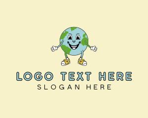 Globe - Earth Environmental Globe logo design