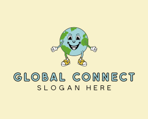 Globe - Earth Environmental Globe logo design