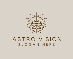 Eye Boho Cosmos logo design