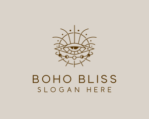 Eye Boho Cosmos logo design