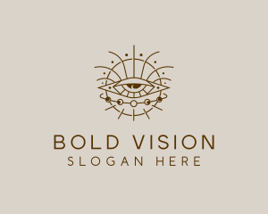 Eye Boho Cosmos logo design