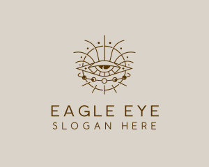 Eye Boho Cosmos logo design