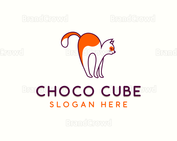 Cute Cat Vet Logo