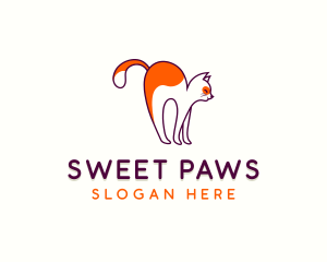 Adorable - Cute Cat Vet logo design