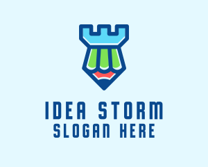 Brainstorm - Pencil Turret Fort logo design