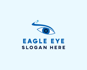 Snowflake Optic Eye  logo design