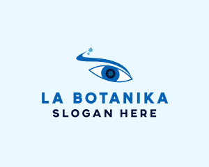 Ophthalmologist - Snowflake Optic Eye logo design
