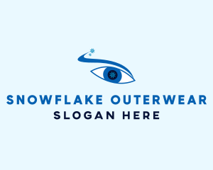 Snowflake Optic Eye  logo design