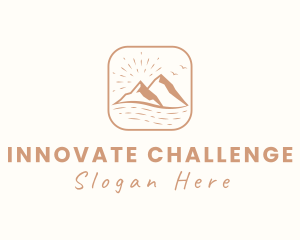 Challenge - Mountain River Adventure logo design