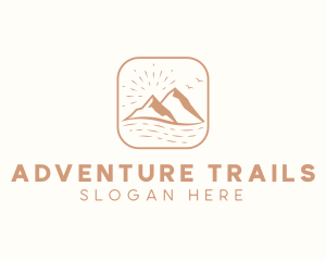 Mountain River Adventure logo design