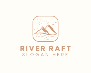 Mountain River Adventure logo design