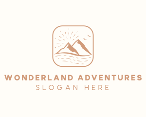 Mountain River Adventure logo design