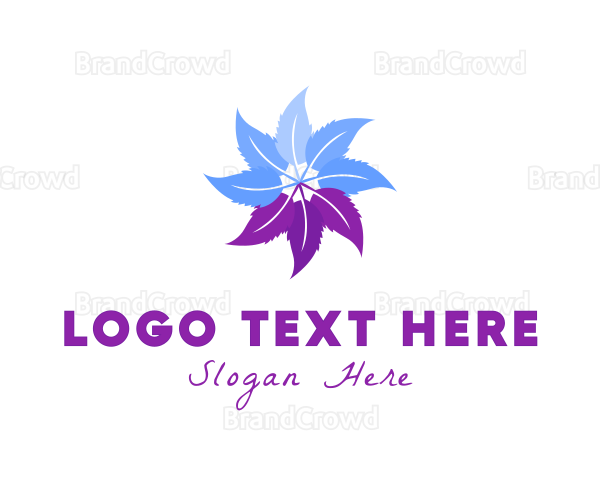 Flower Feather Garden Logo