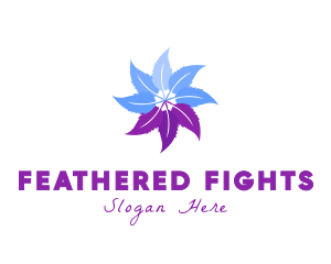 Flower Feather Garden logo design