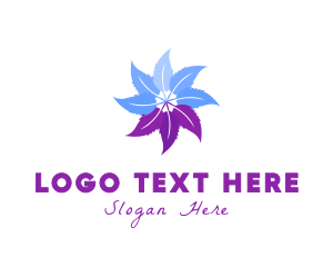 Aromatherapy - Flower Feather Garden logo design