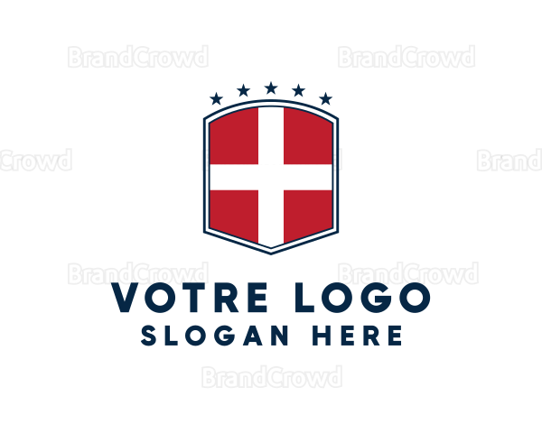 Danish National Shield Logo