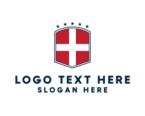 Soldier - Danish National Shield logo design