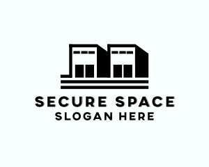 Storage - Logistics Storage Building logo design