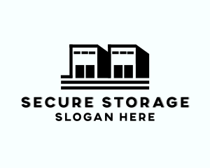 Storage - Logistics Storage Building logo design