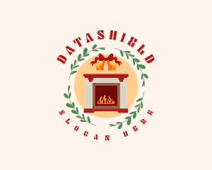 Ornamental - Christmas Holiday Fireplace logo design