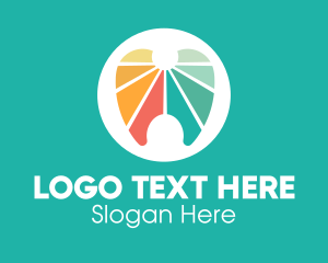 Chewing Gum - Colorful Dental Tooth logo design