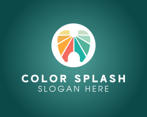 Colorful Dental Tooth logo design