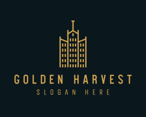 Golden - Golden Building Architecture logo design