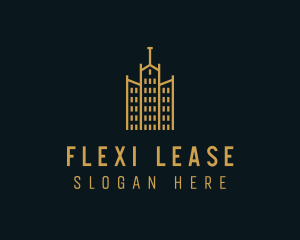 Golden Building Architecture logo design